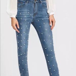 Pearl skinny leg jeans